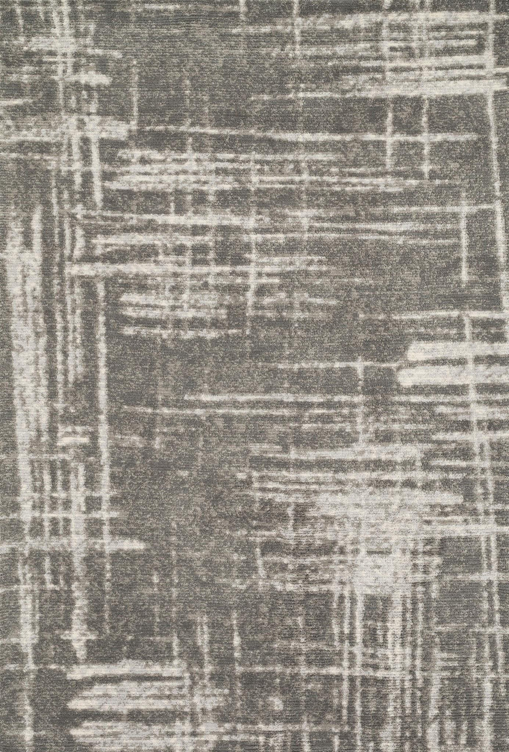 DISCOVER Collection Rug  in  IRON Gray Small Power-Loomed Polyester