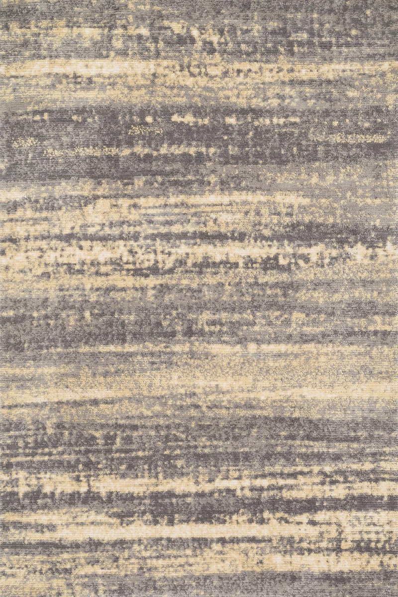 DISCOVER Collection Rug  in  GREY / GOLD Gray Small Power-Loomed Polyester