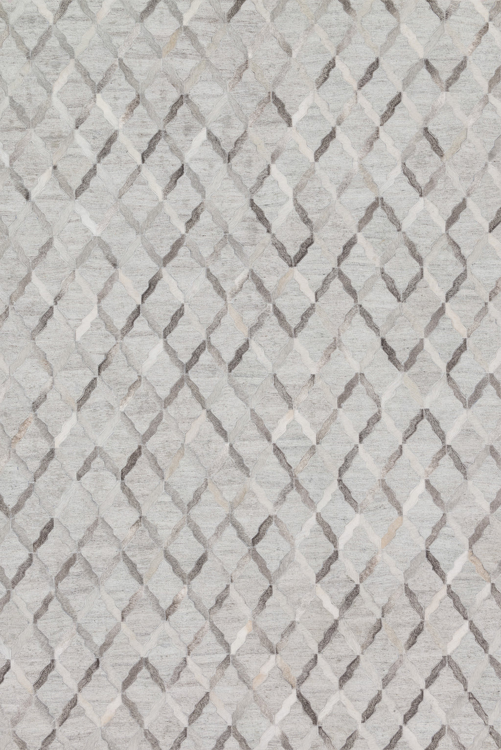 DORADO Collection Wool/Viscose Rug  in  GREY / GREY Gray Runner Hand-Loomed Wool/Viscose