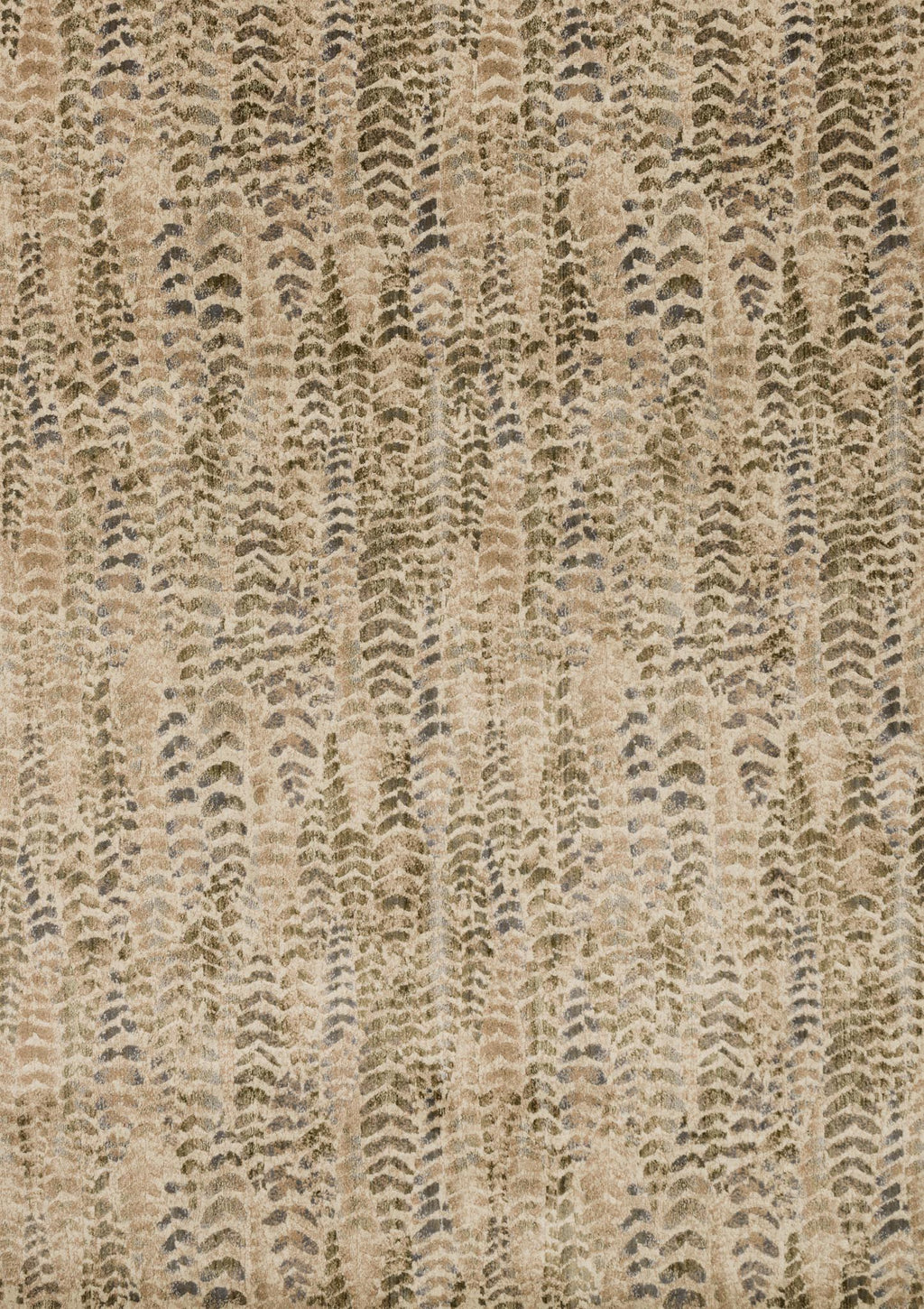 DREAMSCAPE Collection Rug  in  SAGE / BEIGE Green Runner Power-Loomed Polypropylene/Polyester