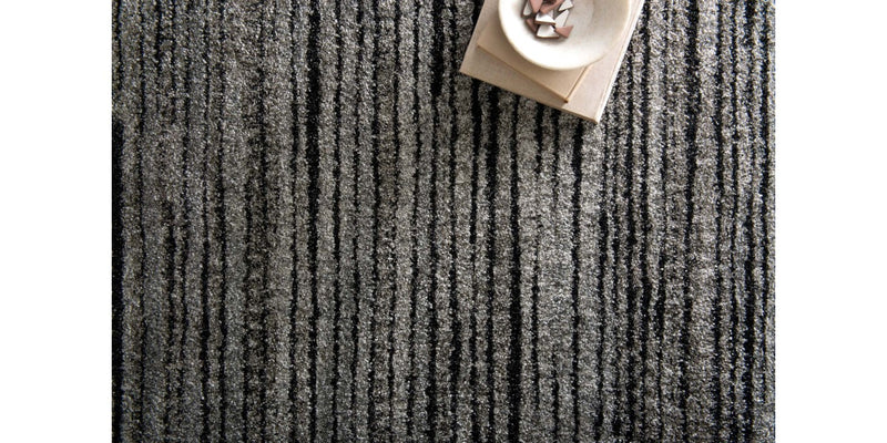EMORY Collection Rug  in  GREY / BLACK