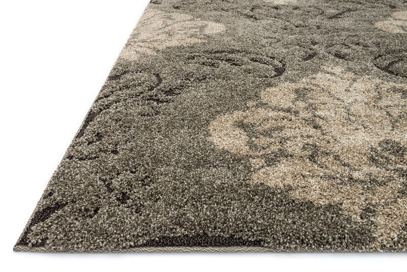 ENCHANT Collection Rug  in  SMOKE / BEIGE Gray Accent Power-Loomed Polypropylene