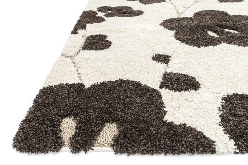 ENCHANT Collection Rug  in  IVORY / EXPRESSO Ivory Accent Power-Loomed Polypropylene
