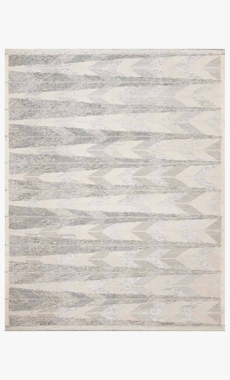 Evelina Collection Rug in Pewter / Silver