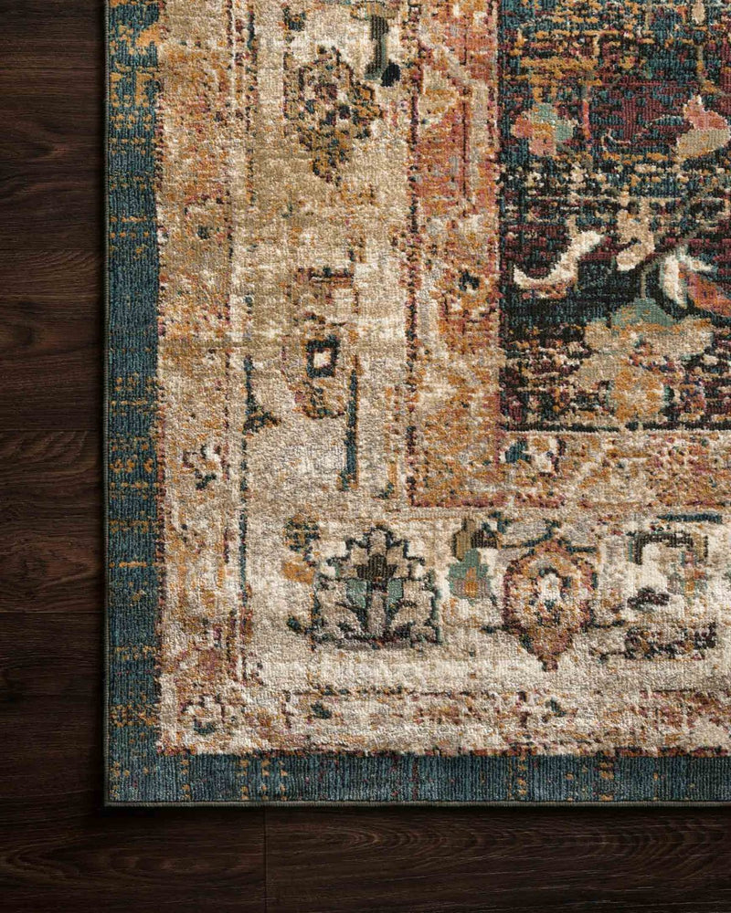 Evie Collection Rug in IVORY / SPICE