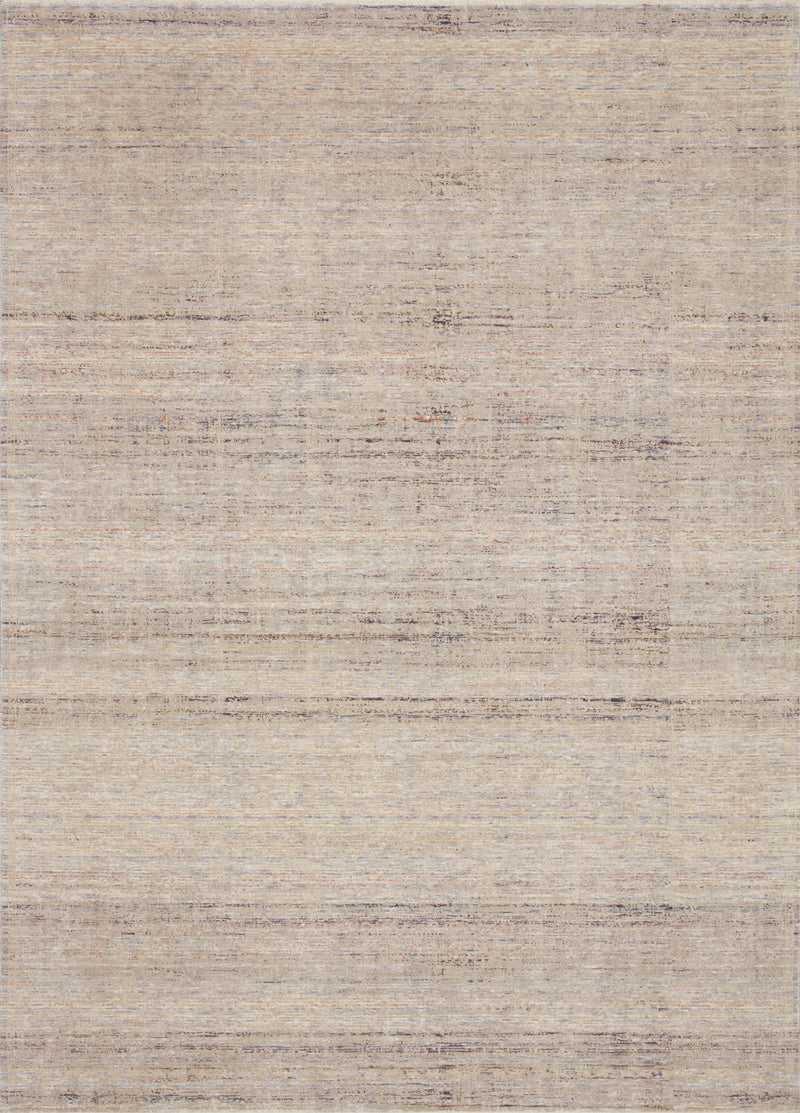 FAYE Collection Rug  in  Natural / Sky Beige Accent Power-Loomed Jute/Wool