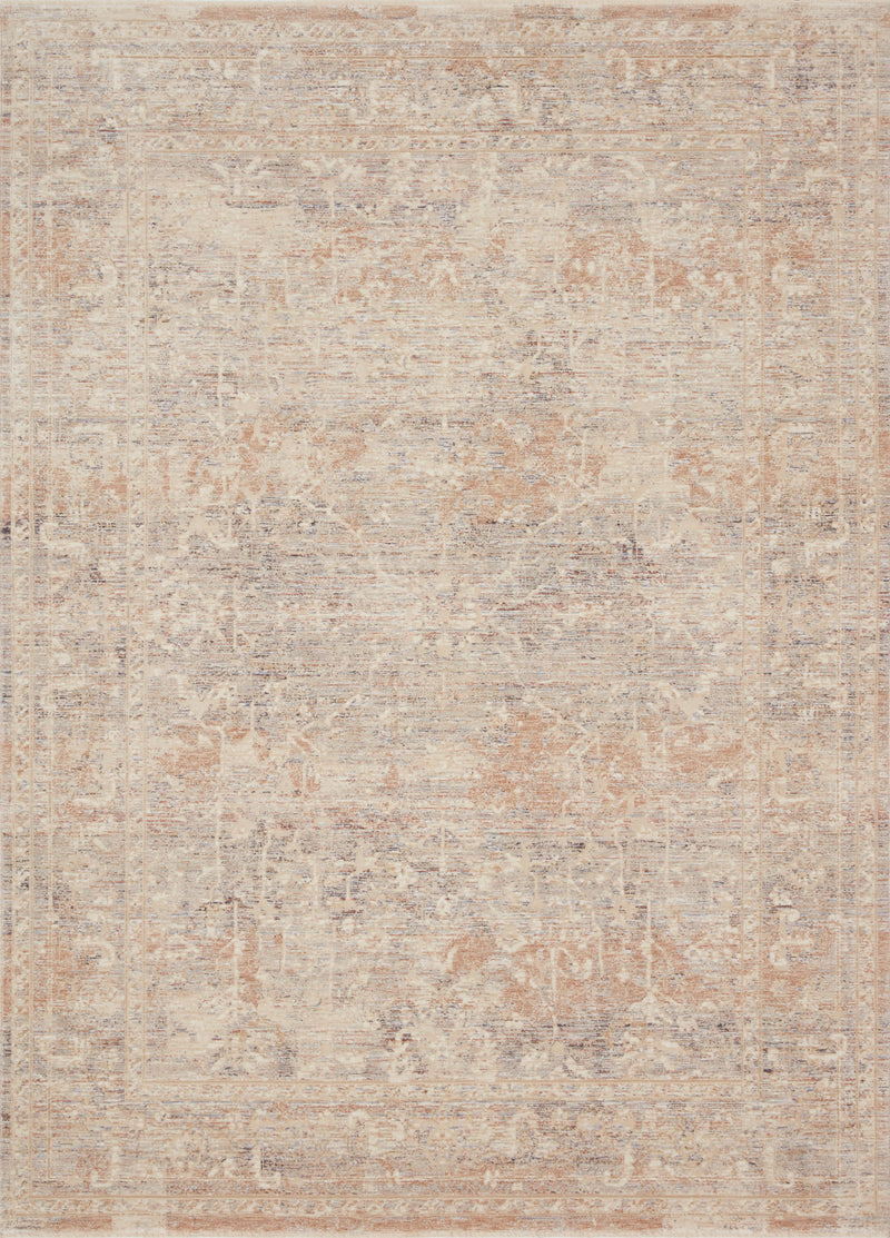 FAYE Collection Rug  in  Beige / Blue Beige Accent Power-Loomed Jute/Wool
