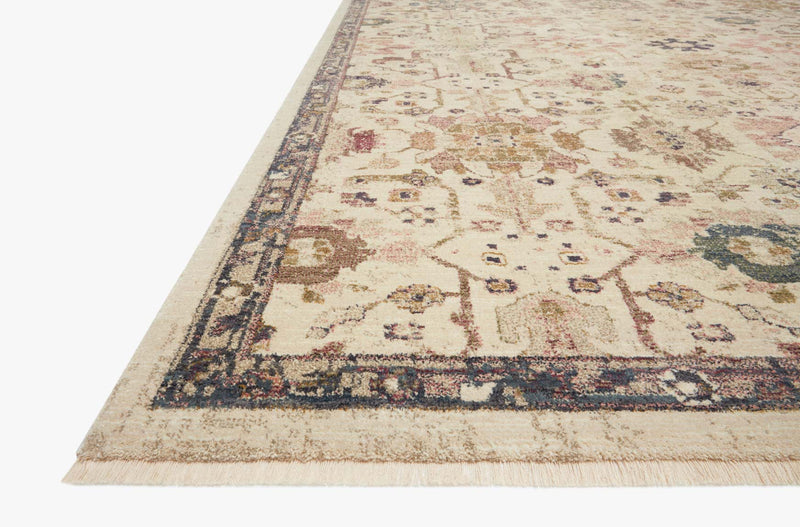 GIADA Collection Rug  in  Ivory / Multi Ivory Accent Power-Loomed Viscose