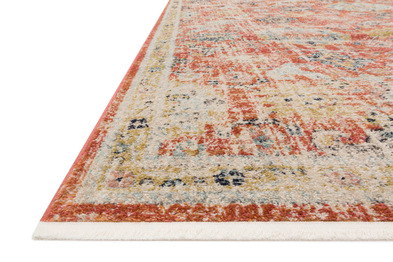 GRAHAM Collection Rug  in  PERSIMMON / MULTI Orange Accent Power-Loomed Polypropylene