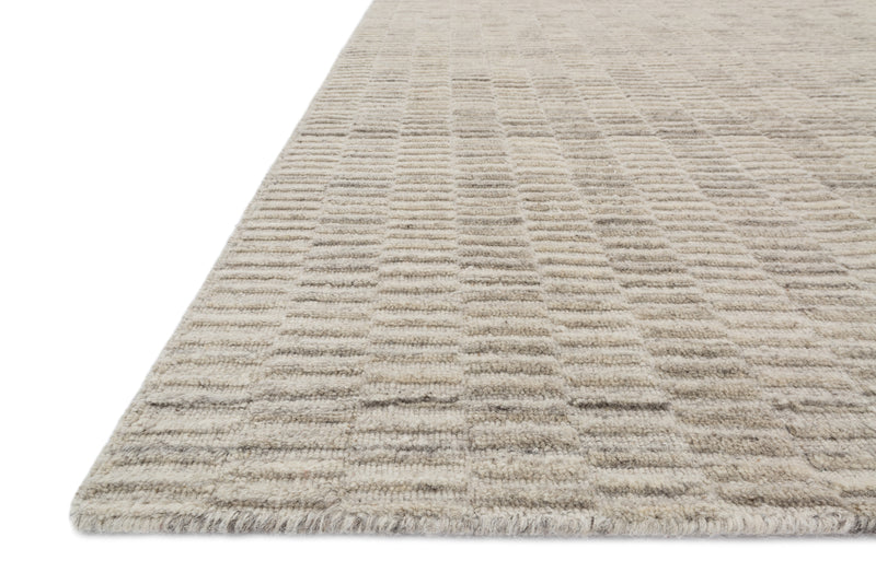 HADLEY Collection Wool Rug  in  ANTIQUE IVORY Beige Small Hand-Hooked Wool
