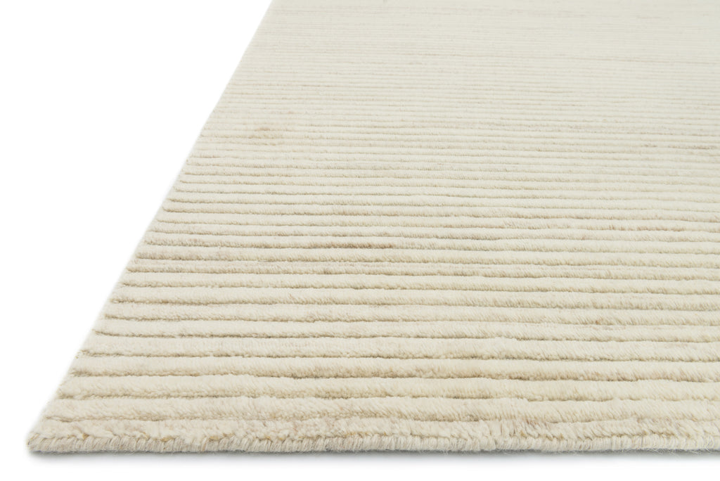 HADLEY Collection Wool Rug  in  ANTIQUE IVORY Beige Oversize Hand-Hooked Wool