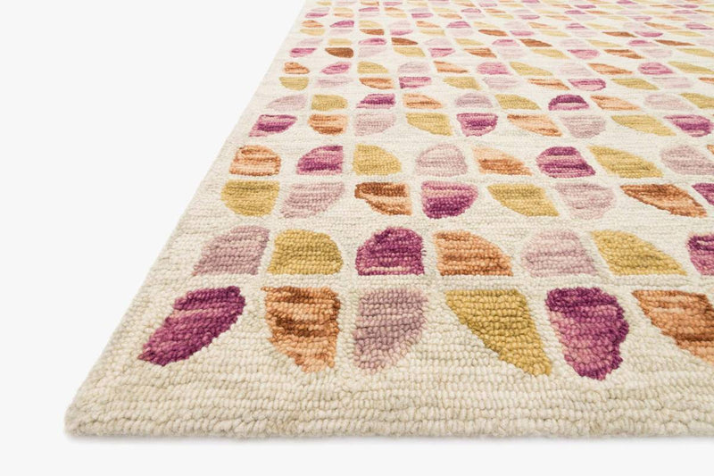 HALLU Collection Rug  in IVORY / SUNSET