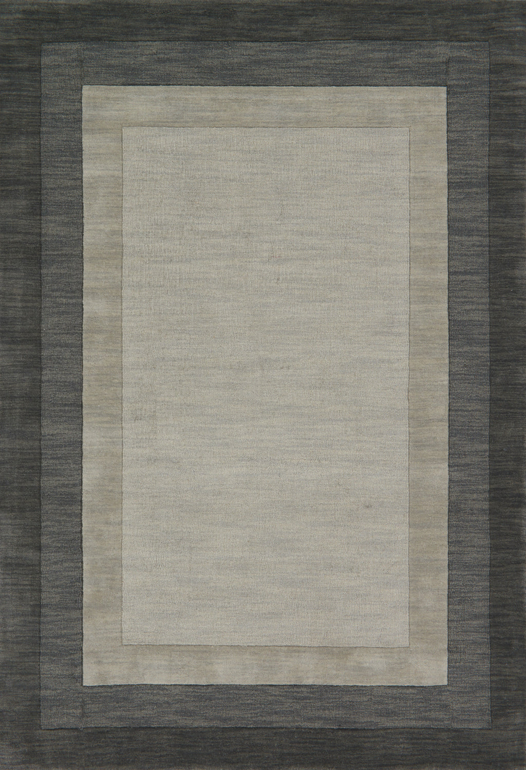 HAMILTON Collection Wool Rug  in  SLATE Gray Small Hand-Loomed Wool