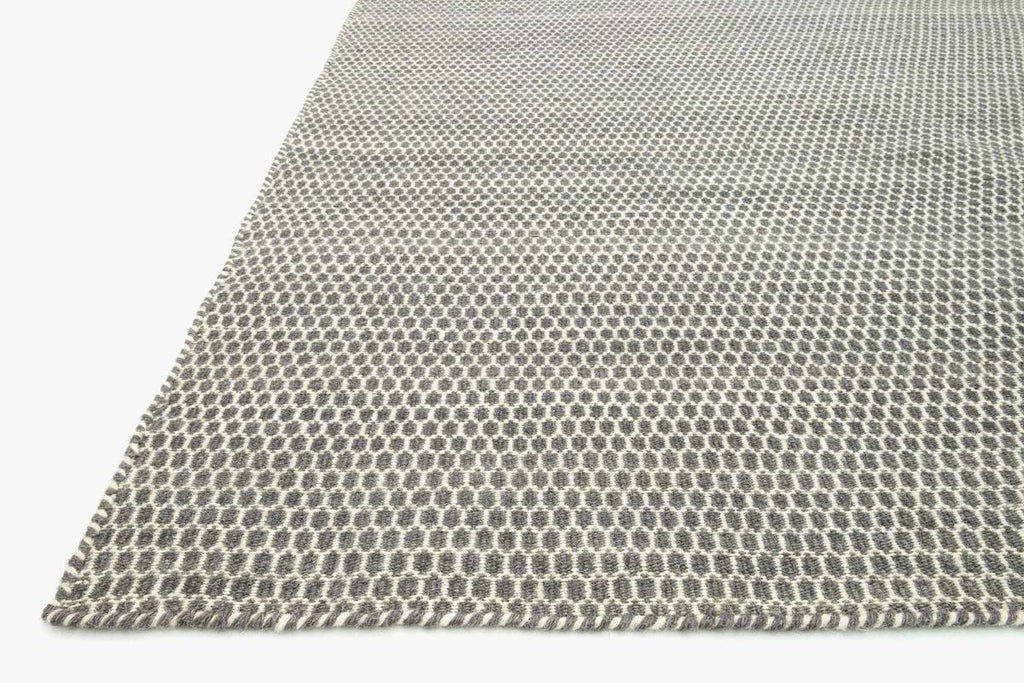 Harper Collection Wool Rug in Charcoal