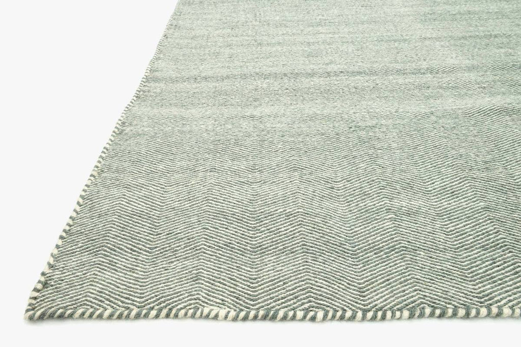 Harper Collection Wool Rug in Light Blue
