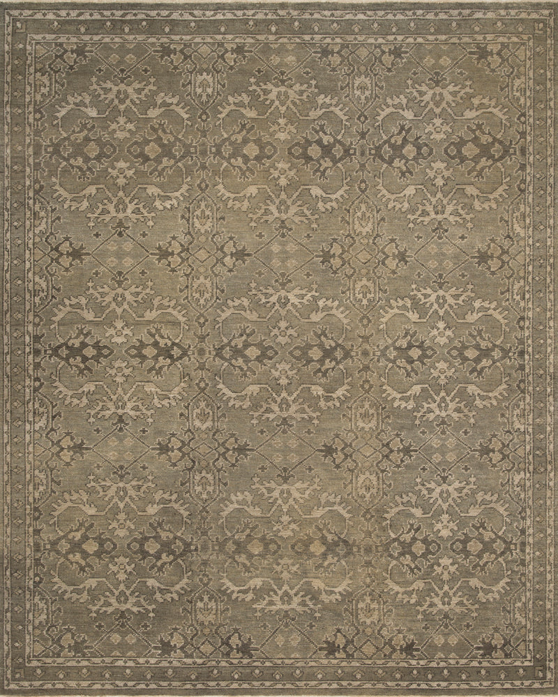 HEIRLOOM Collection Rug  in  FOG / FOG Beige Accent Hand-Knotted Viscose