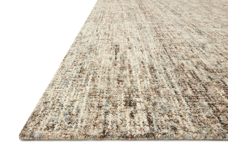 HARLOW Collection Wool Rug  in  MOCHA / MIST Brown Hand-Tufted Wool