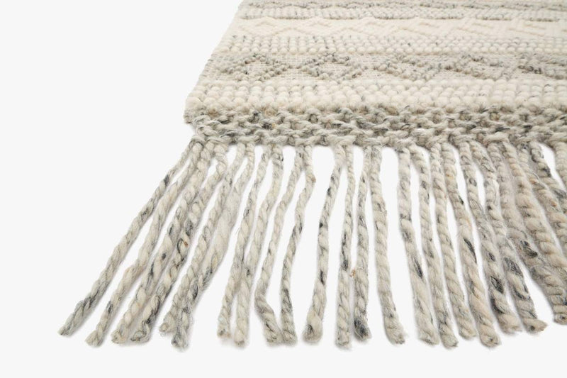 Holloway Collection Rug in GREY / IVORY