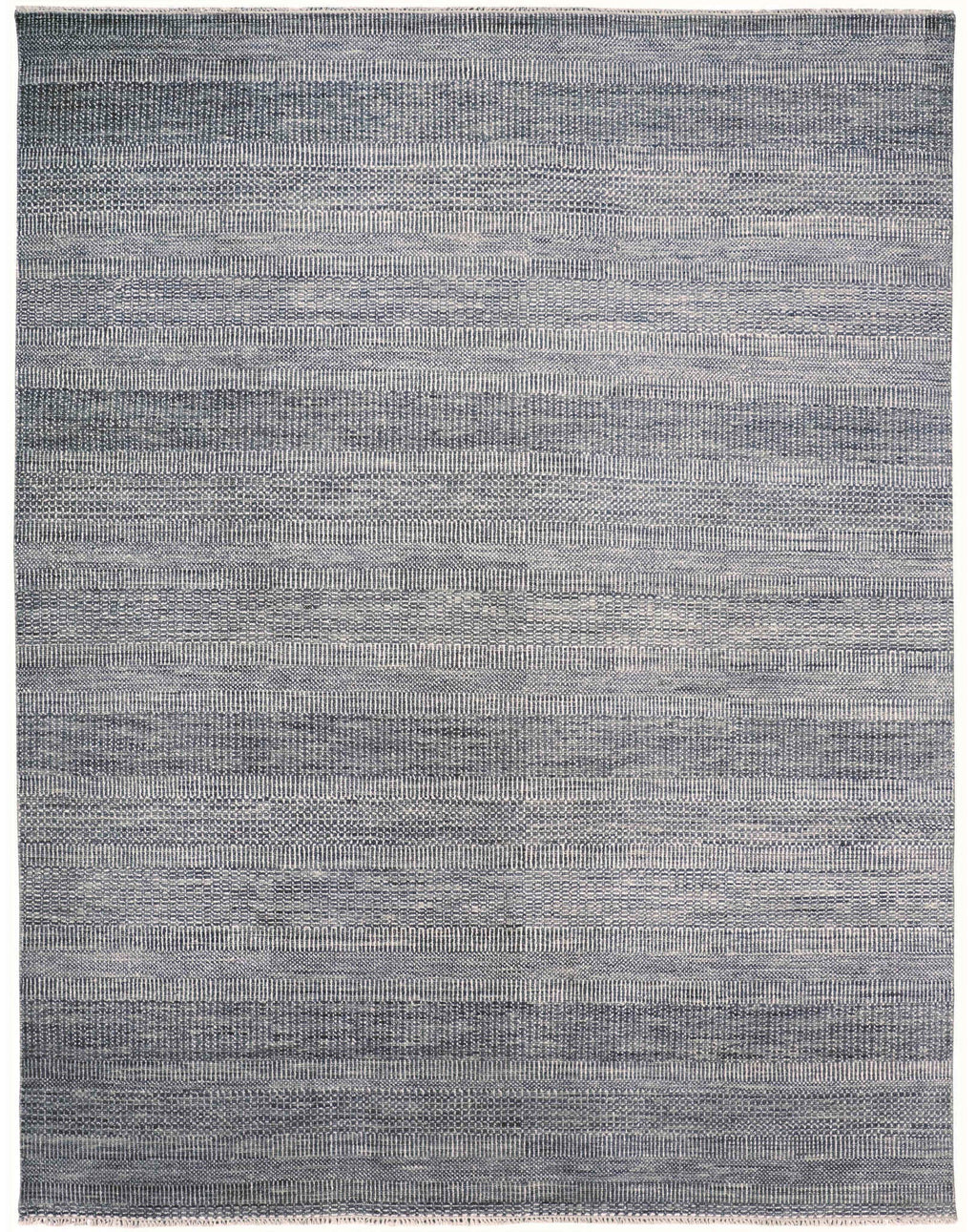JANSON Collection Wool & Viscose Rug in Grey Silver