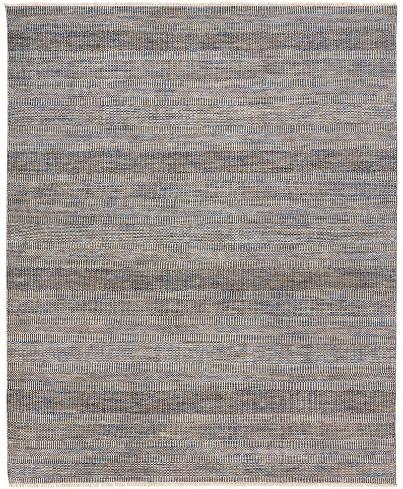 JANSON Collection Wool & Viscose Rug in Blue