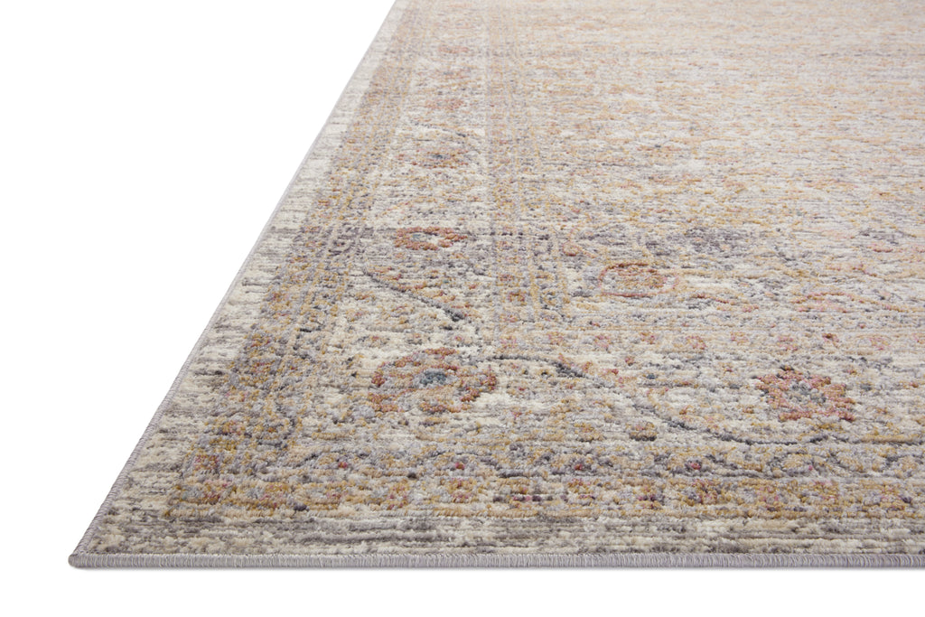 INDRA Collection Rug  in  Stone / Multi Gray Accent Power-Loomed Polypropylene/Polyester