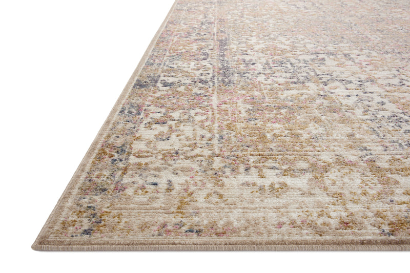 INDRA Collection Rug  in  Ivory / Multi Ivory Accent Power-Loomed Polypropylene/Polyester