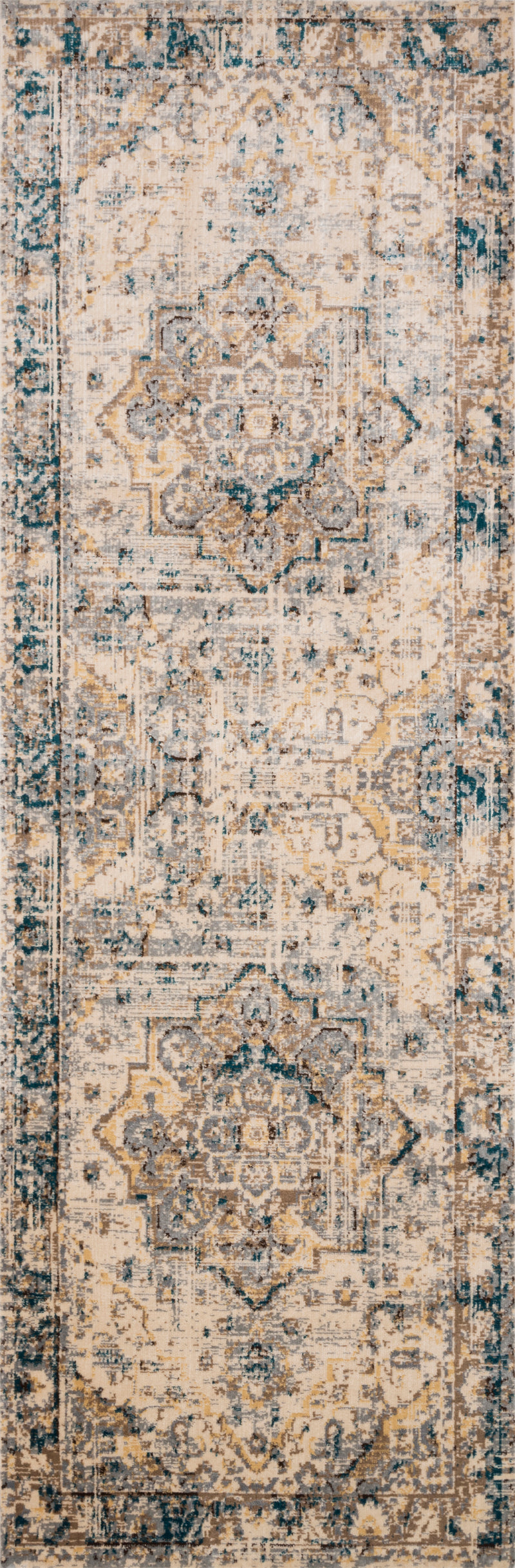 ISADORA Collection Rug  in  OATMEAL / BARK Beige Accent Power-Loomed Polypropylene