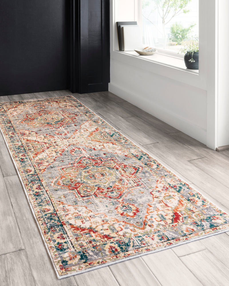 ISADORA Collection Rug  in  OATMEAL / MULTI Beige Accent Power-Loomed Polypropylene
