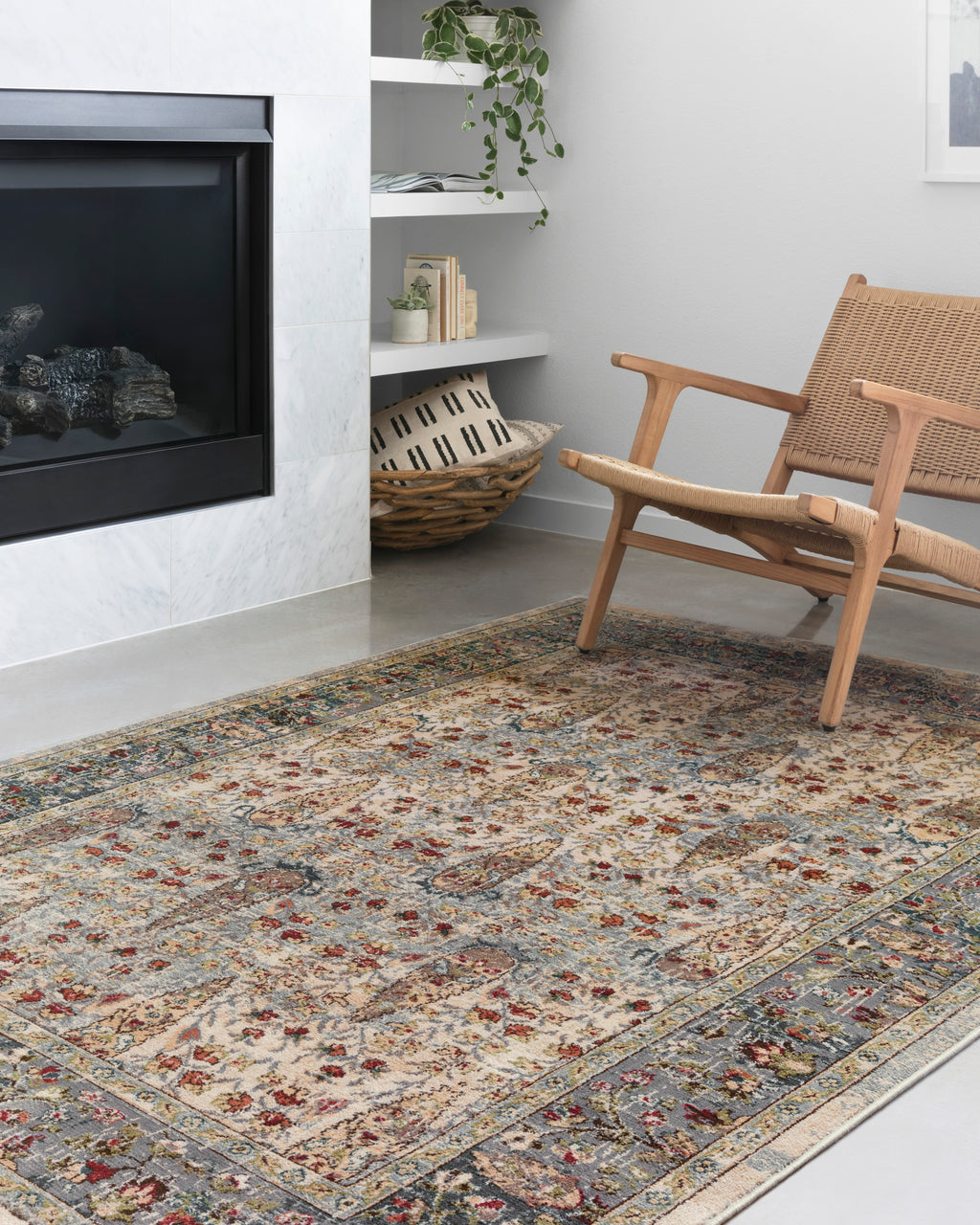 ISADORA Collection Rug  in  SAND / STEEL Beige Accent Power-Loomed Polypropylene