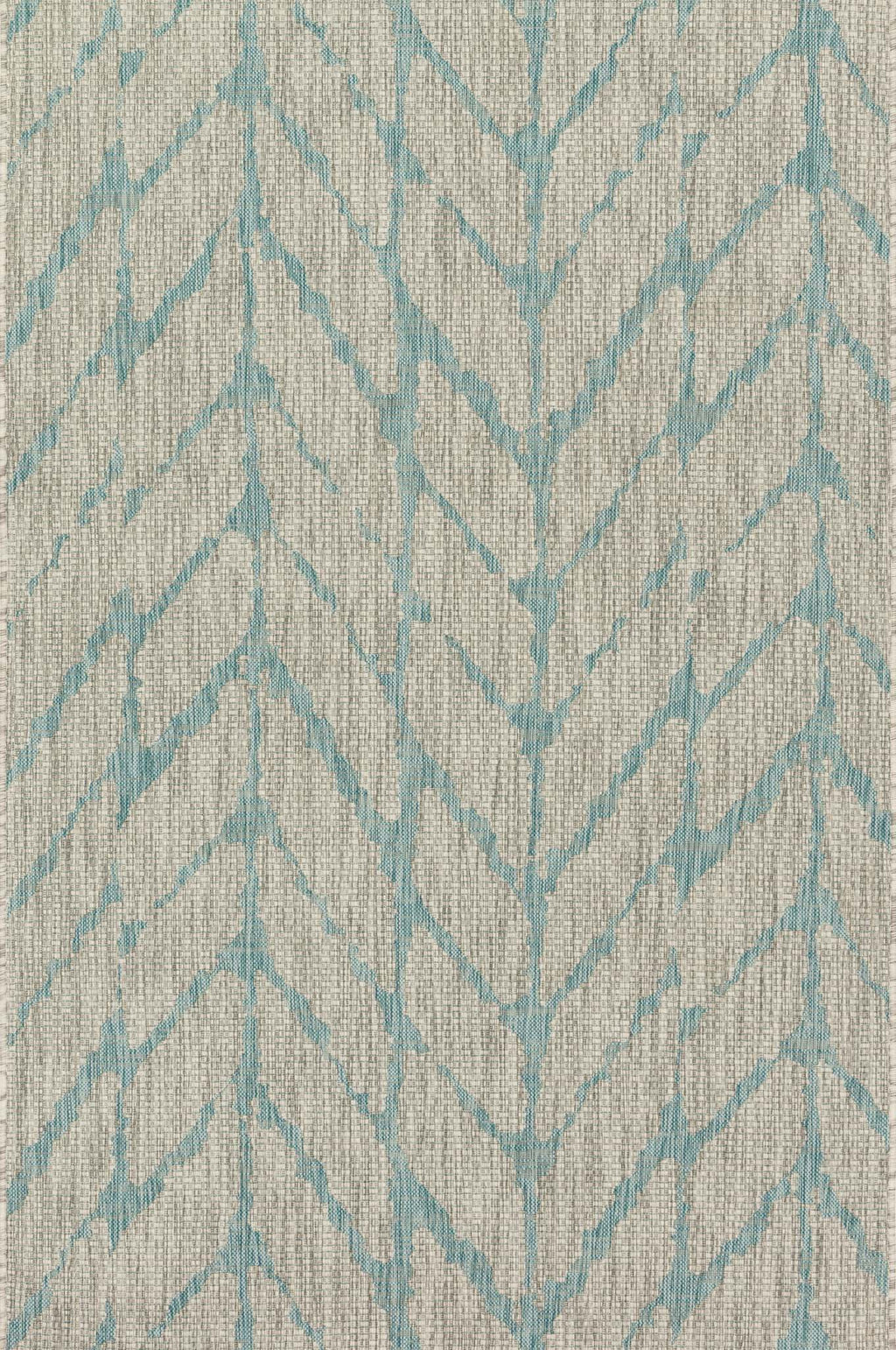 ISLE Collection Rug  in  MIST / AQUA Beige Small Power-Loomed Polypropylene