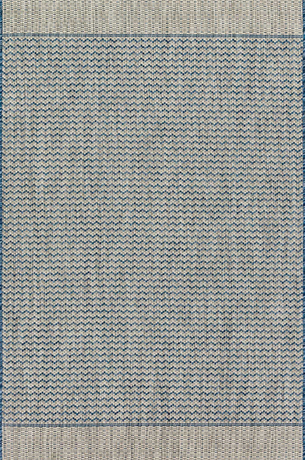 ISLE Collection Rug  in  GREY / BLUE Gray Small Power-Loomed Polypropylene