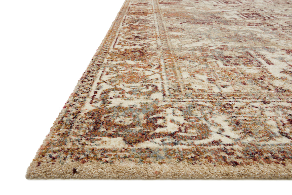 JASMINE Collection Rug  in  Ivory / Multi Ivory Accent Power-Loomed Jute/Wool