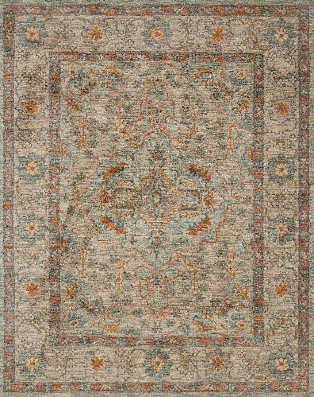 JOSEPHINE Collection Rug  in  SAND / MULTI Beige Runner Machine-Made Polyester