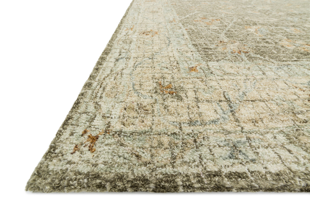 JULIAN Collection Wool Rug  in  TAUPE / SAND Beige Runner Hand-Hooked Wool