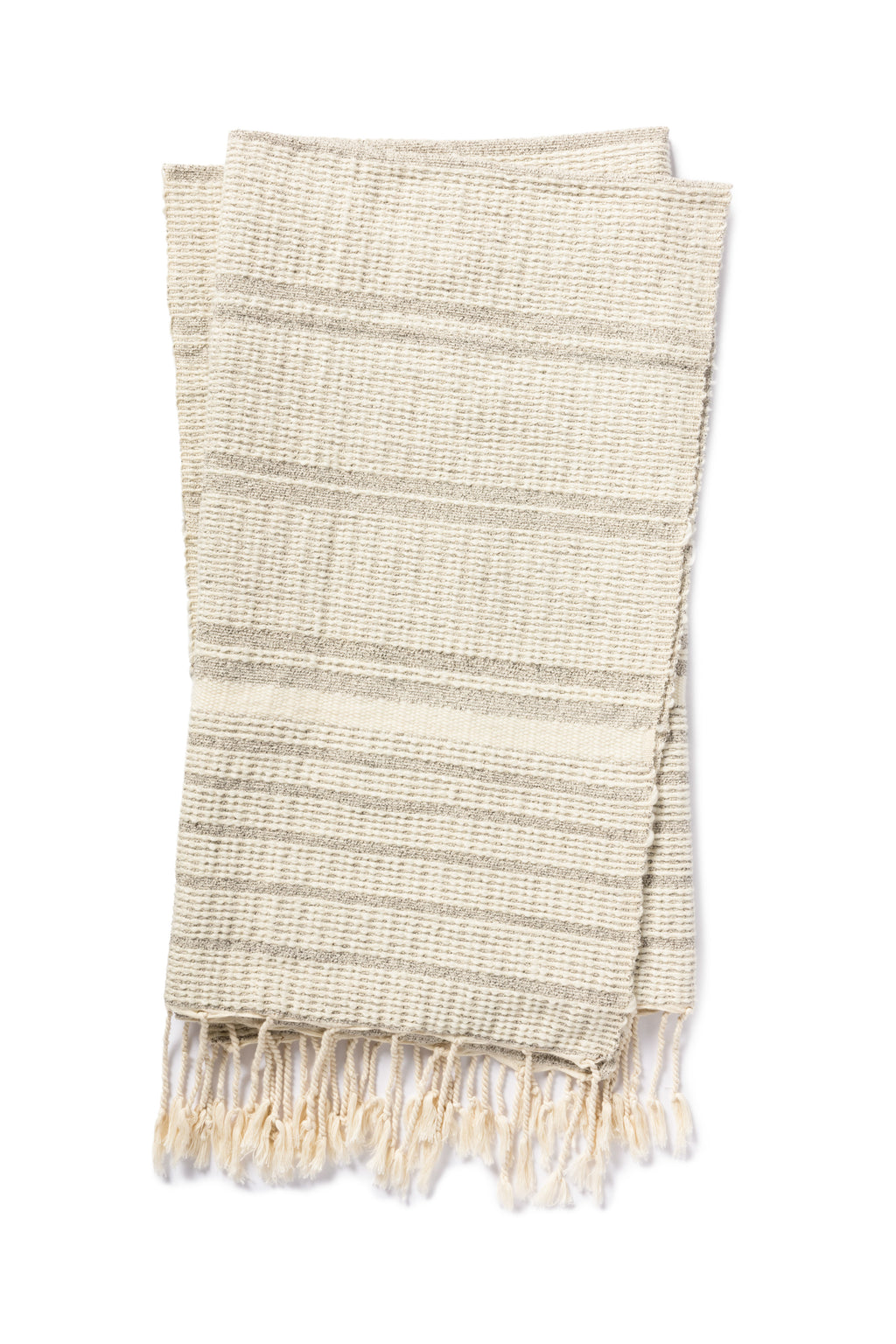 KASE Collection Throw  in  NATURAL / GREY
