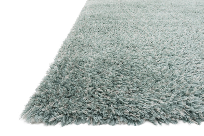 KAYLA SHAG Collection Rug  in  SPA Blue Accent Power-Loomed Polyester