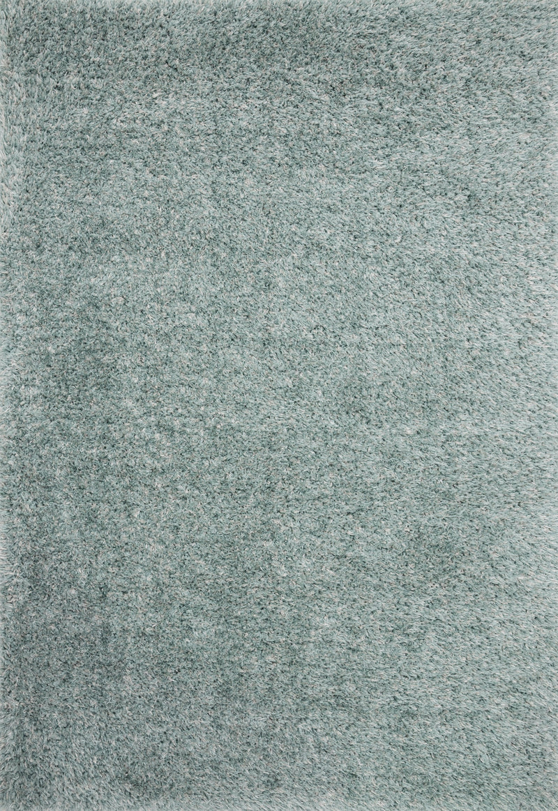 KAYLA SHAG Collection Rug  in  SPA Blue Accent Power-Loomed Polyester