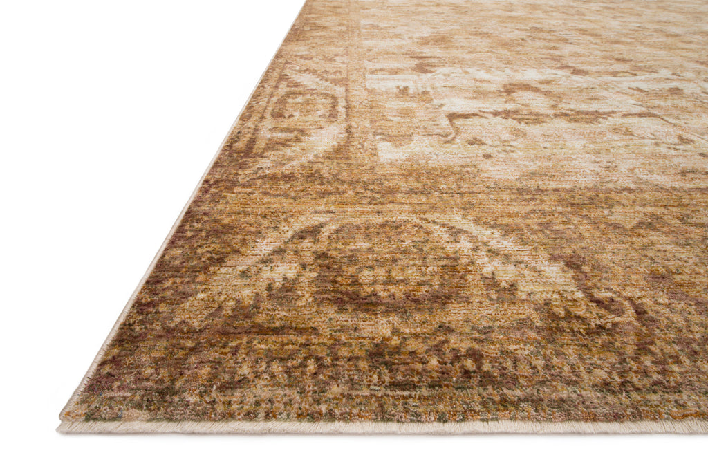 KENNEDY Collection Rug  in  SAND / COPPER Beige Accent Power-Loomed Polyester