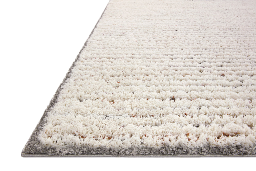 LEVITT Collection Rug  in  Ivory / Multi Ivory Accent Power-Loomed Polyester