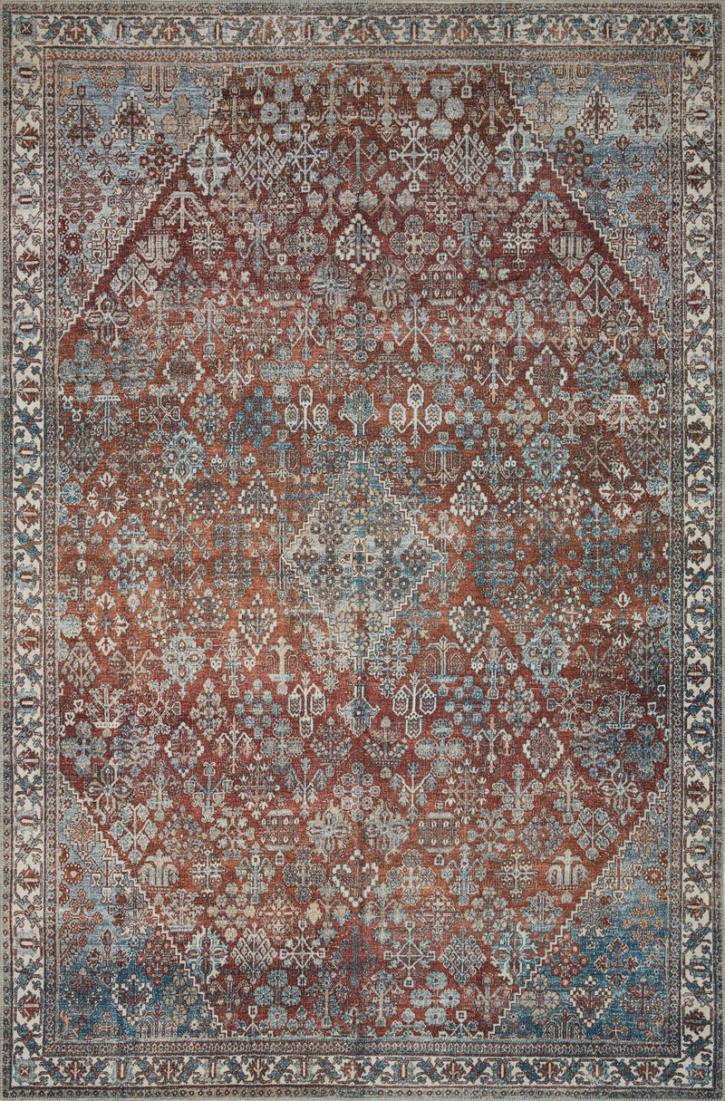 James Collection Rug in MIDNIGHT / SUNSET