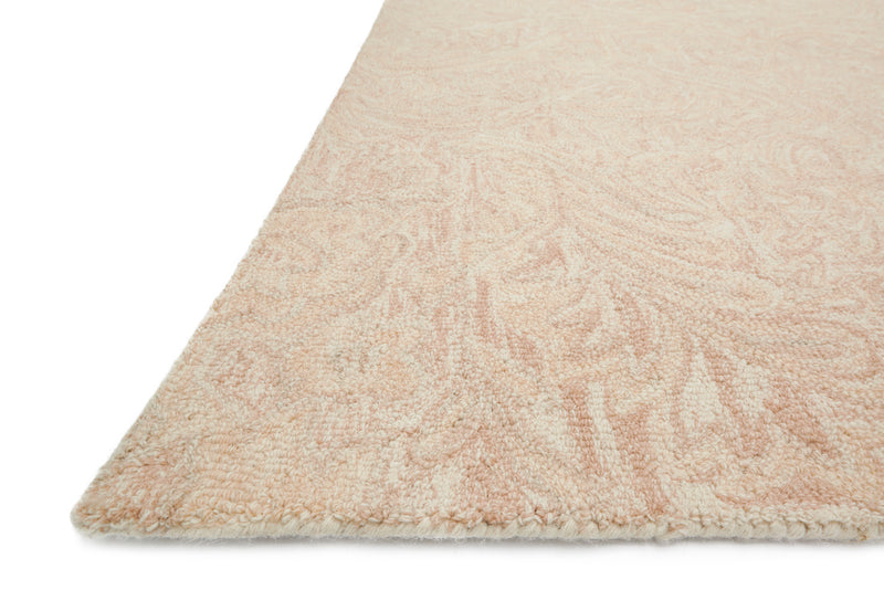 LYLE Collection Wool Rug  in  BLUSH Red Runner Hand-Hooked Wool
