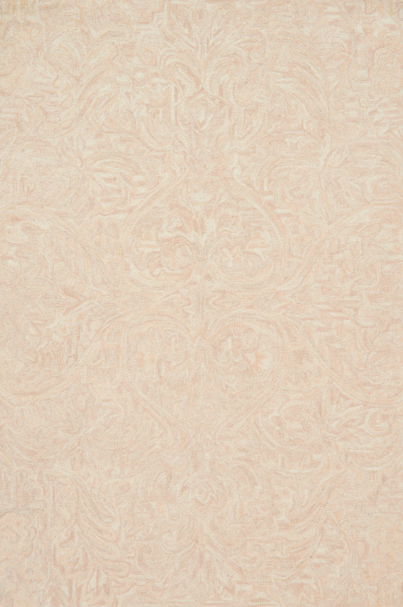 LYLE Collection Wool Rug  in  BLUSH Red Runner Hand-Hooked Wool