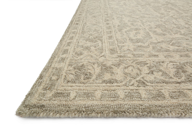 LYLE Collection Wool Rug  in  STONE Gray Runner Hand-Hooked Wool
