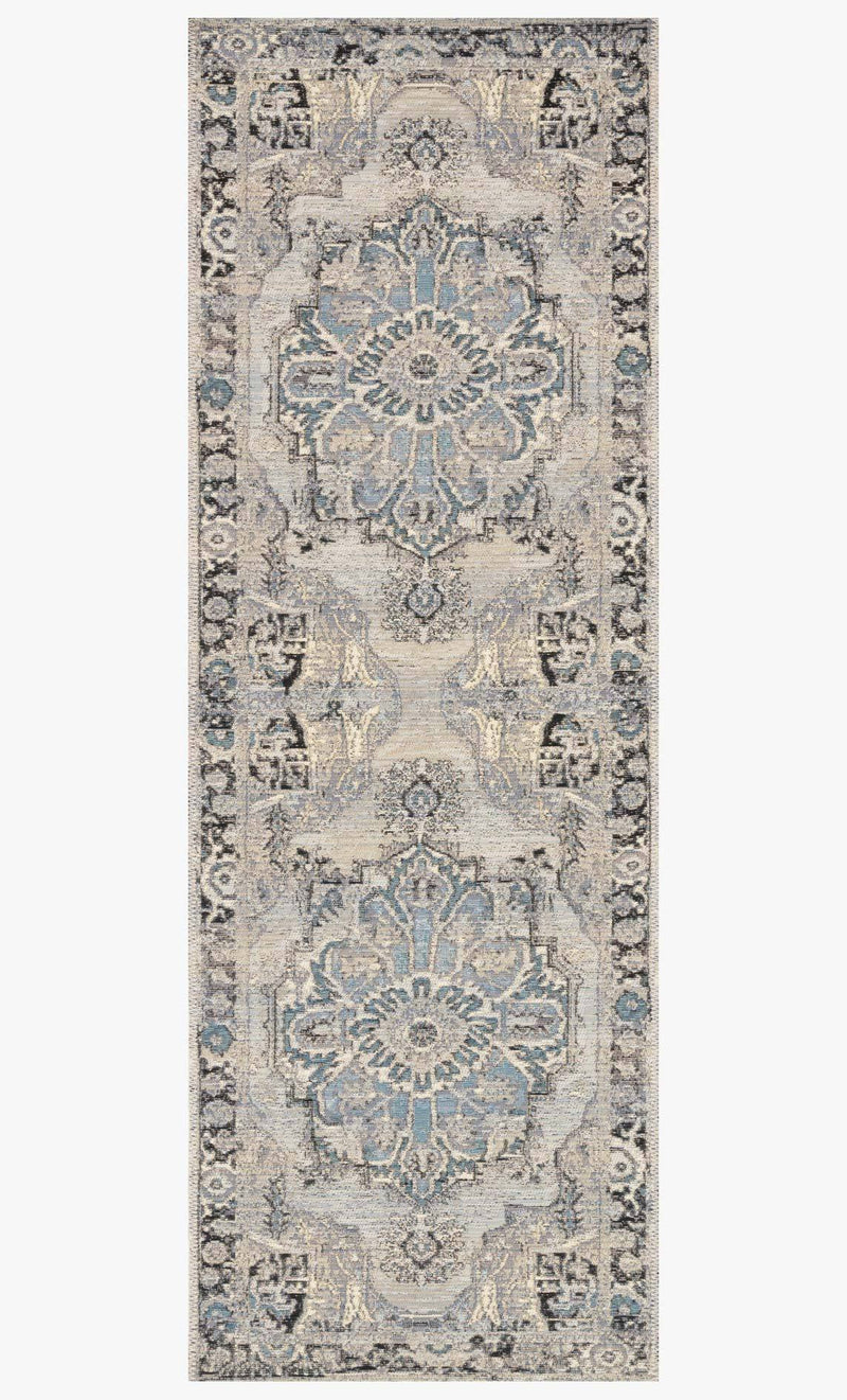 MIKA Collection Rug in GREY / BLUE