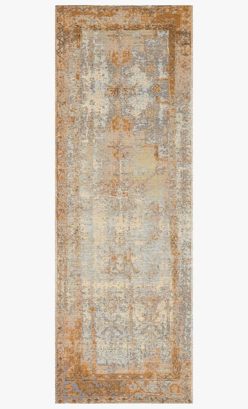 MIKA Collection Rug in ANTIQUE IVORY / COPPER