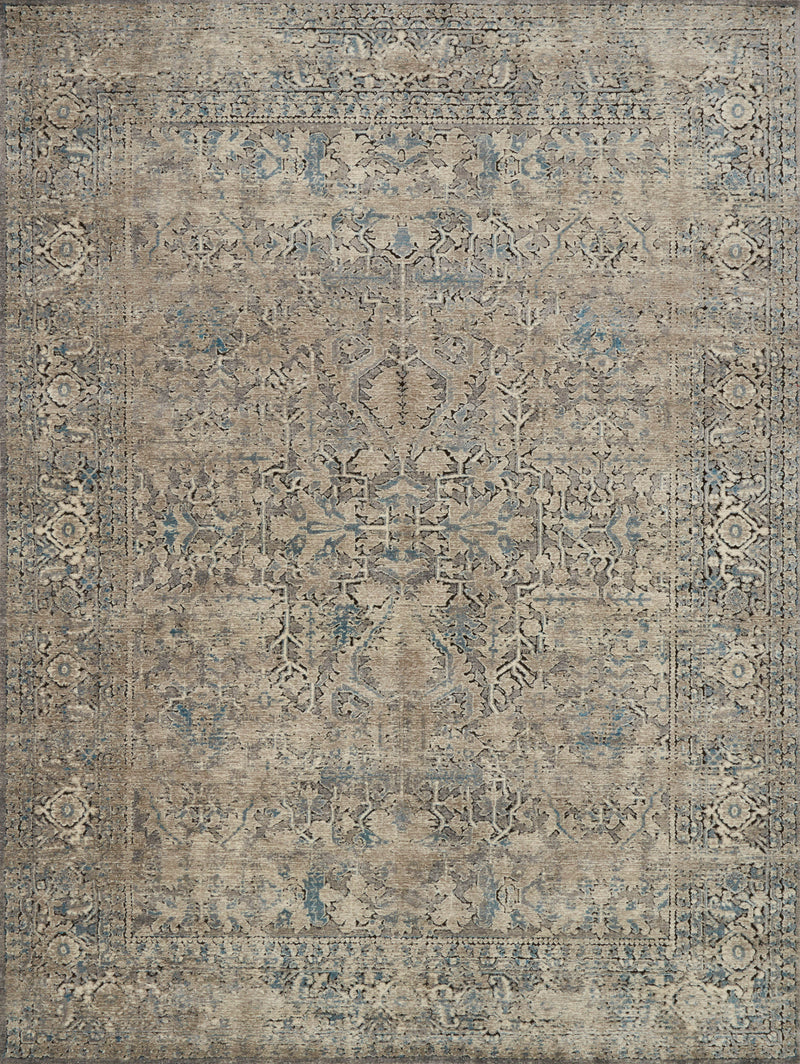 MILLENNIUM Collection Rug  in  GREY / STONE Gray Accent Power-Loomed Jute/Hemp