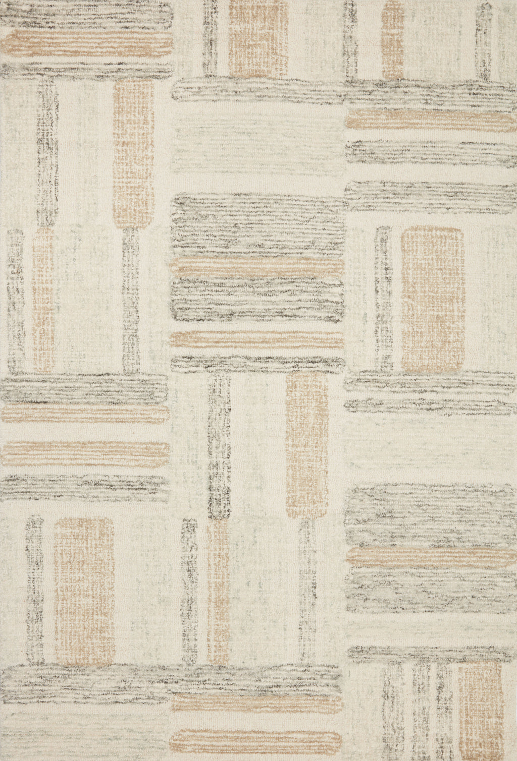 MILO Collection Wool Rug  in  Slate / Olive Gray Accent Hand-Tufted Wool