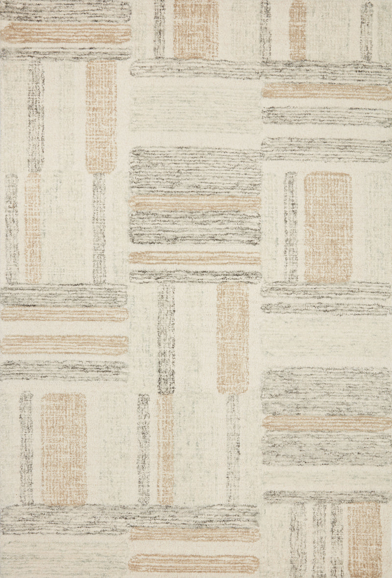 MILO Collection Wool Rug  in  Slate / Olive Gray Accent Hand-Tufted Wool