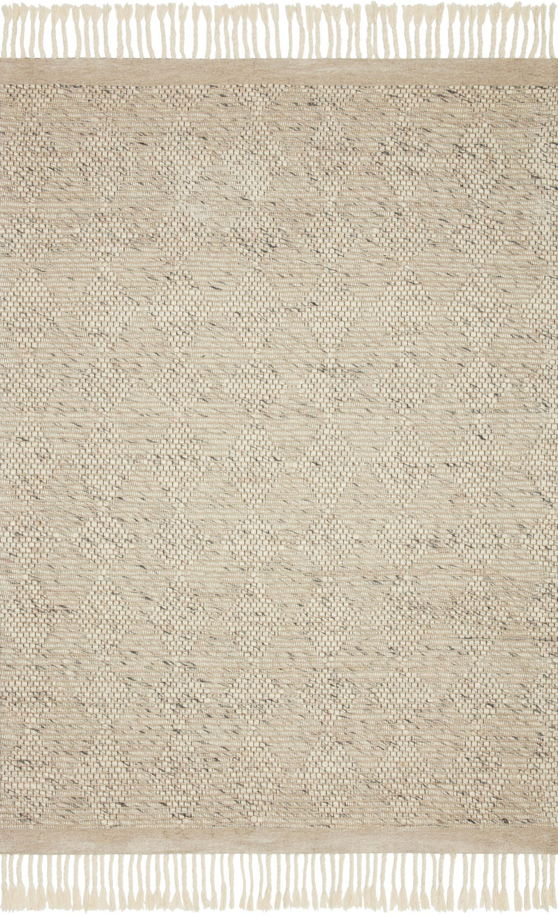 Lindsay Collection Rug in Charcoal / Beige