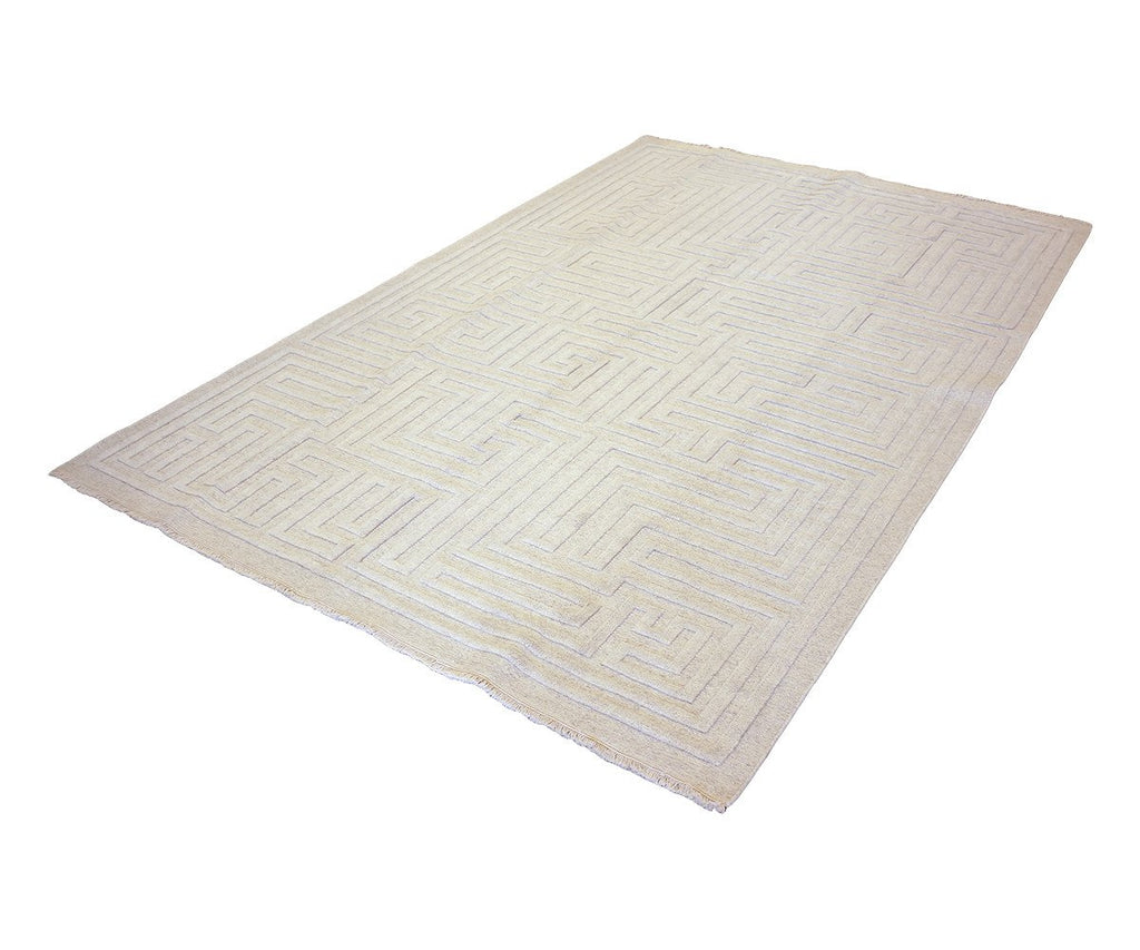 Maze Rug in Natural Wool Limited Edition